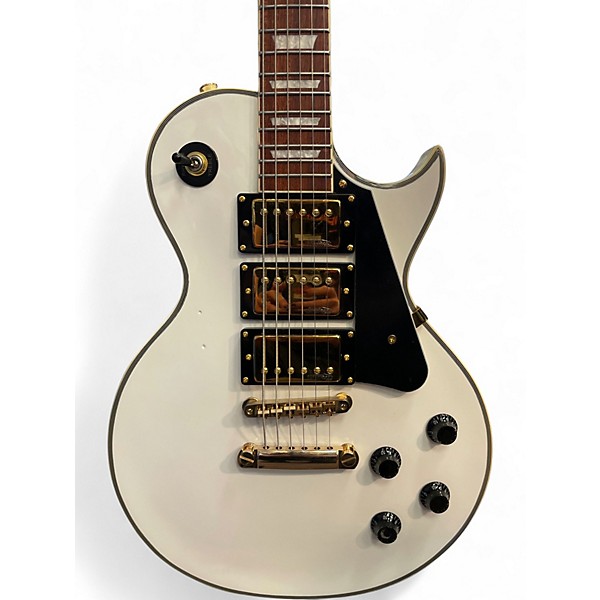 Used Vintage V1003 Artic White Solid Body Electric Guitar