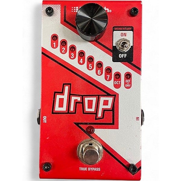 Used DigiTech The Drop Polyphonic Drop Tune Pitch-Shifter Effect Pedal