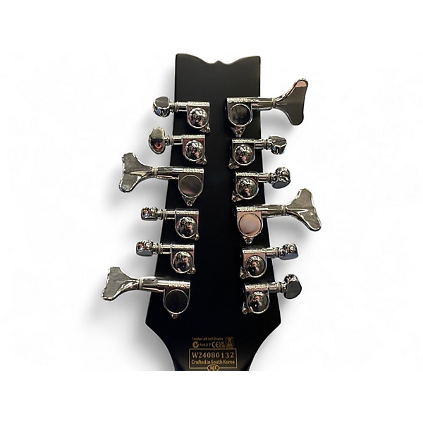 Used Schecter Guitar Research dUg Pinnick DP12 Satin Black Electric Bass Guitar