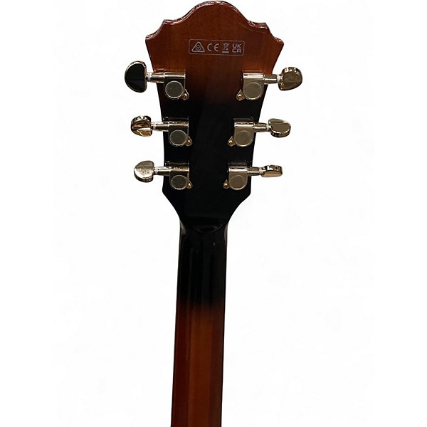Used Ibanez AS93 Artcore Left Handed Violin Sunburst Hollow Body Electric Guitar