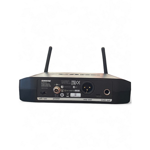 Used Shure GLXD4 INSRTUMENT WIRELESS Instrument Wireless System