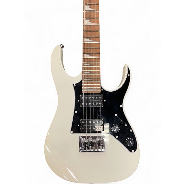 Used Ibanez GRGM21 WHITE Solid Body Electric Guitar