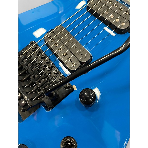 Used Jackson SLATX-M 3-7 Blue Solid Body Electric Guitar