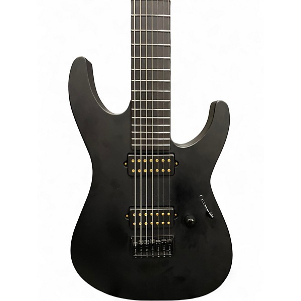 Used ESP LTD AW7B Black Solid Body Electric Guitar