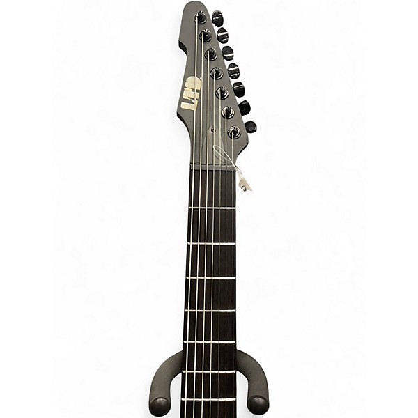 Used ESP LTD AW7B Black Solid Body Electric Guitar