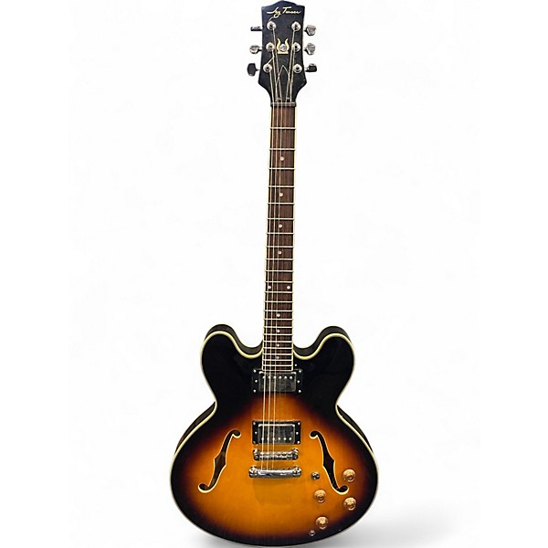 Used Jay Turser 335ISH DARKBURST Hollow Body Electric Guitar