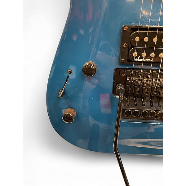 Used Jackson JS32 Dinky Blue Solid Body Electric Guitar