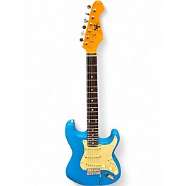 Used SVK Double Cutaway blue Solid Body Electric Guitar