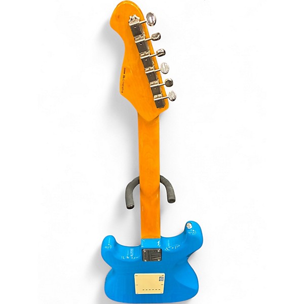 Used SVK Double Cutaway blue Solid Body Electric Guitar