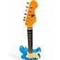 Used SVK Double Cutaway blue Solid Body Electric Guitar