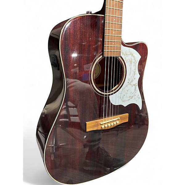 Used Fender CD60CE Dreadnought Mahogany Acoustic Electric Guitar