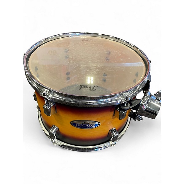 Used Pearl 5 Piece Decade Maple Amber Drum Kit