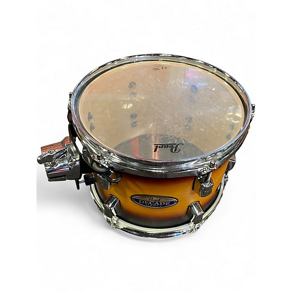 Used Pearl 5 Piece Decade Maple Amber Drum Kit