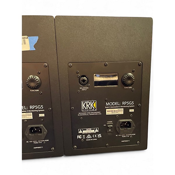 Used KRK RP5G5 PAIR Powered Monitor