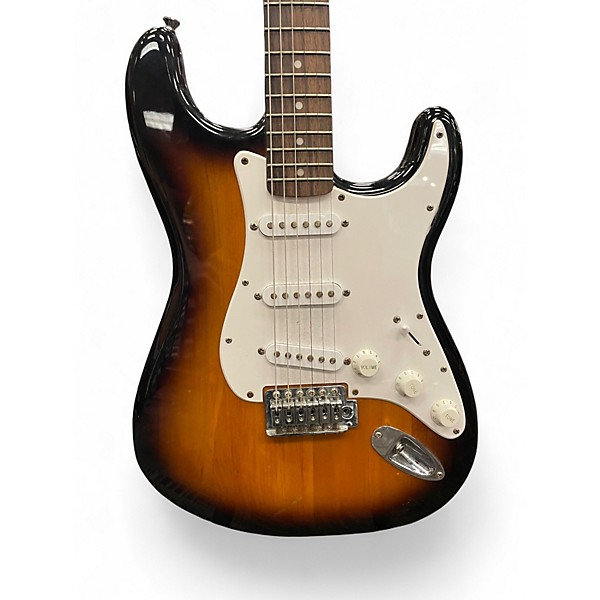 Used Squier Affinity Series Stratocaster 3 Color Sunburst Solid Body Electric Guitar