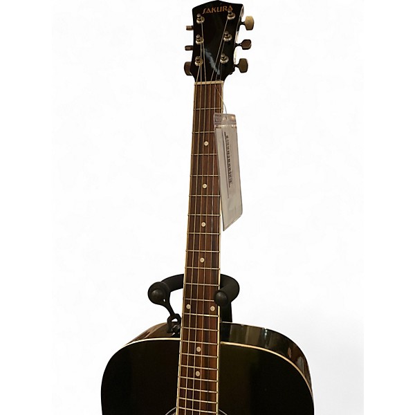 Used Sakura BFG4118BK Black Acoustic Guitar