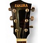 Used Sakura BFG4118BK Black Acoustic Guitar