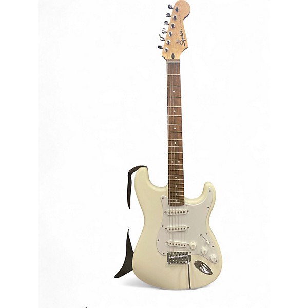 Used Squier Sonic Stratocaster White Solid Body Electric Guitar