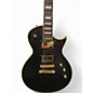 Used ESP LTD EC1000 Deluxe Black and Gold Solid Body Electric Guitar