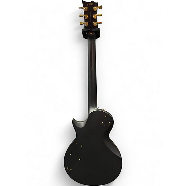 Used ESP LTD EC1000 Deluxe Black and Gold Solid Body Electric Guitar