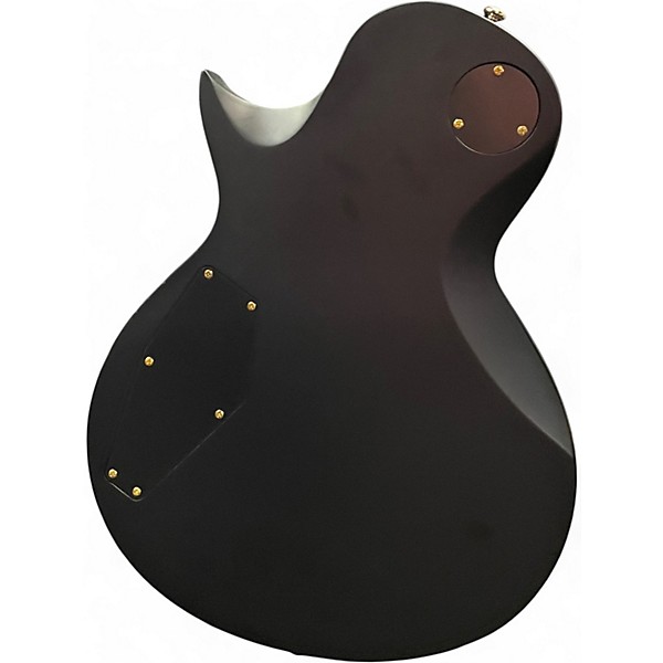 Used ESP LTD EC1000 Deluxe Black and Gold Solid Body Electric Guitar