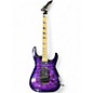 Used Jackson JS32 Dinky Trans Purple Solid Body Electric Guitar thumbnail