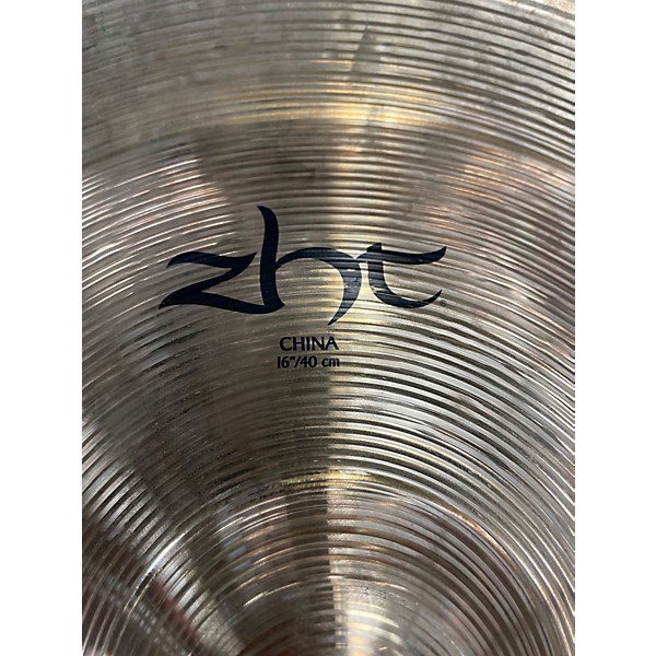 Used Zildjian 16in ZHT China Cymbal
