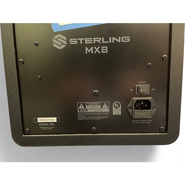 Used Sterling Audio MX8 Pair Powered Monitor