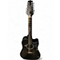 Used Takamine GD30CE-12 Black 12 String Acoustic Electric Guitar