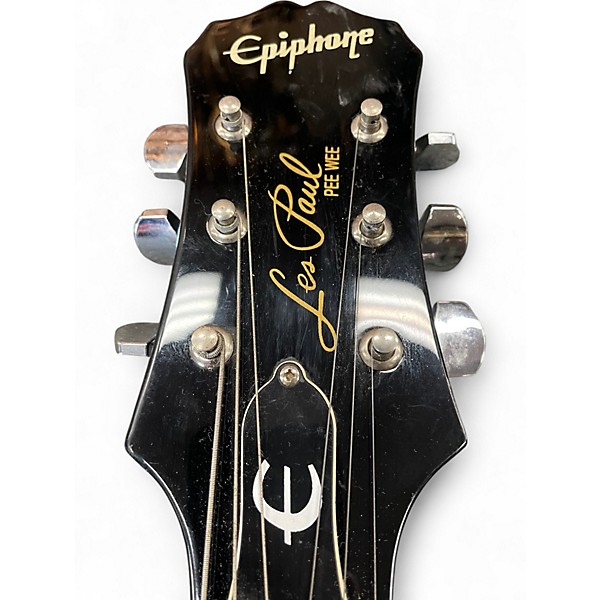 Used Epiphone Les Paul Pee Wee Black Electric Guitar