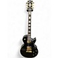 Used 2021 Gibson Les Paul Custom Black and Gold Solid Body Electric Guitar thumbnail