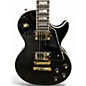 Used 2021 Gibson Les Paul Custom Black and Gold Solid Body Electric Guitar
