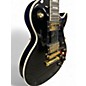 Used 2021 Gibson Les Paul Custom Black and Gold Solid Body Electric Guitar