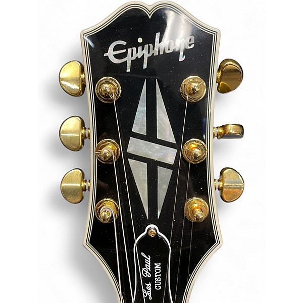 Used 2025 Epiphone Les Paul Custom Iced Tea Solid Body Electric Guitar