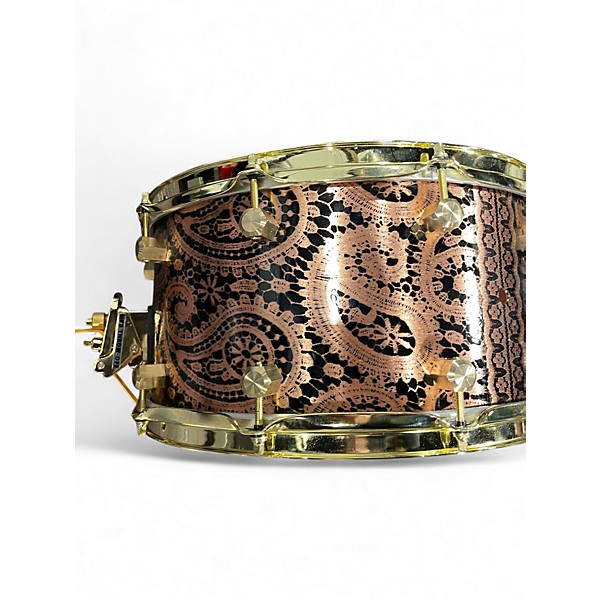 Used Honest Abe Instrument Co 15X7 Copper Paisley Drum