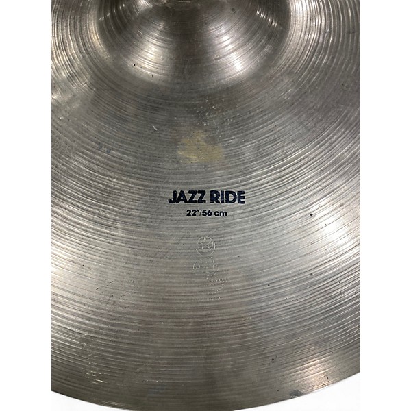 Used Zildjian 22in K Jazz Ride w/ Rivets Cymbal