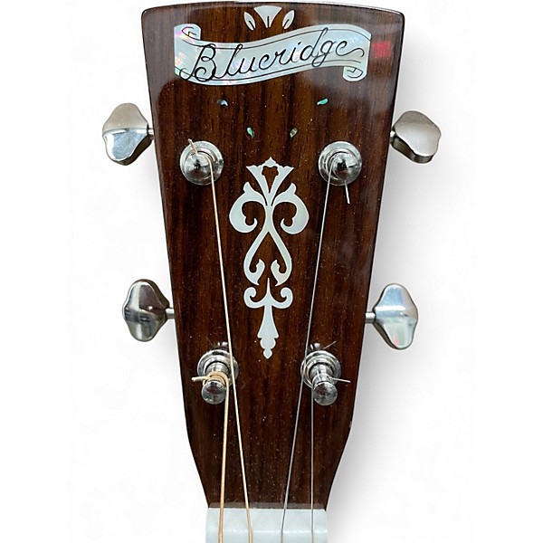 Used Blueridge BR40TCE Tenor Natural Acoustic Electric Guitar