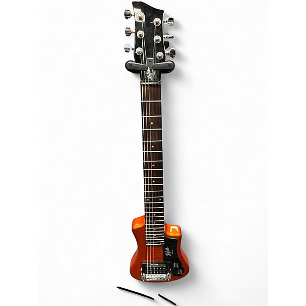 Used Hofner Shorty Metallic Orange Solid Body Electric Guitar
