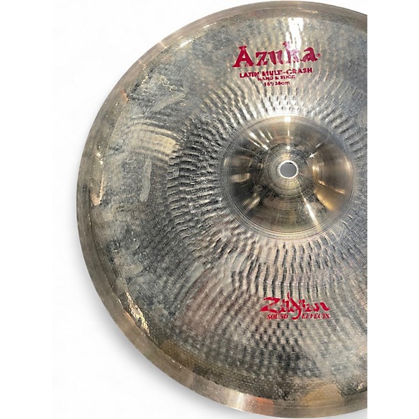 Used Zildjian 15in Azuka Hand Crash Cymbal