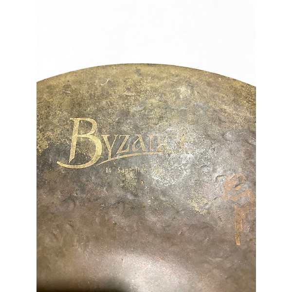 Used MEINL 14in Byzance Vintage Sand Hi Hat Top Cymbal