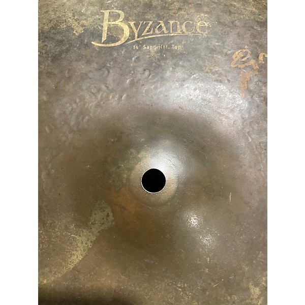 Used MEINL 14in Byzance Vintage Sand Hi Hat Top Cymbal