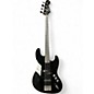 Used Fender Aerodyne Jazz Bass Black Electric Bass Guitar thumbnail