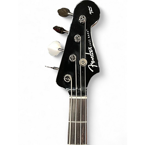 Used Fender Aerodyne Jazz Bass Black Electric Bass Guitar