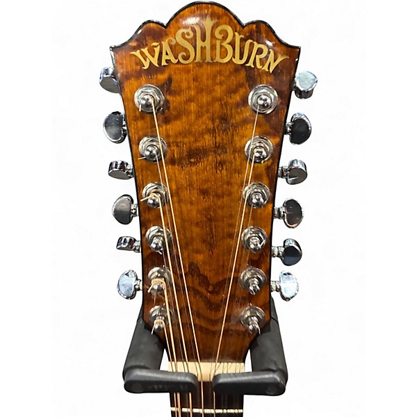 Used Washburn D46SCE12 NATURAL 12 String Acoustic Electric Guitar