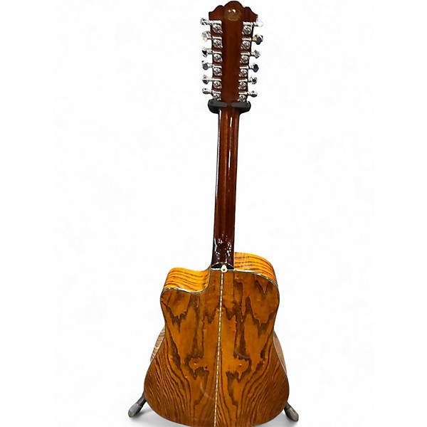 Used Washburn D46SCE12 NATURAL 12 String Acoustic Electric Guitar