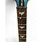 Used Schecter Guitar Research Omen Extreme 6 Ocean Blue Burst Solid Body Electric Guitar