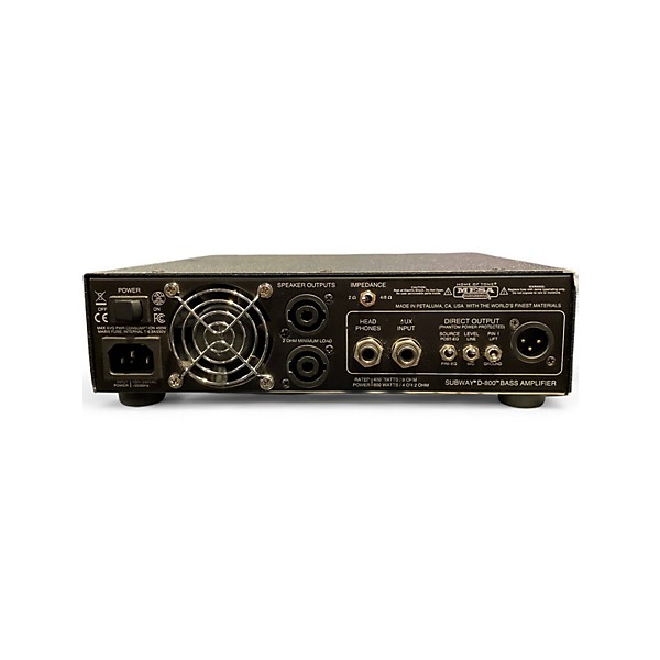 Used MESA/Boogie SUBWAY D-800 Bass Amp Head
