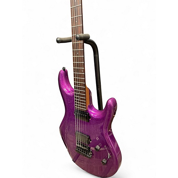 Used Ernie Ball Music Man Luke ST-LK100 Purple Sparkle Solid Body Electric Guitar