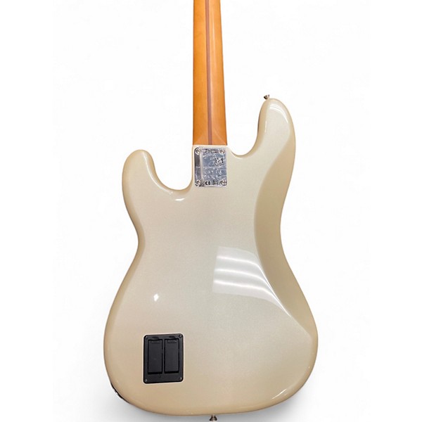 Used Fender Player Plus Active Precision Bass Olympic Pearl Electric Bass Guitar