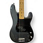Used Fender American Standard Precision Bass Charcoal Frost Metallic Electric Bass Guitar